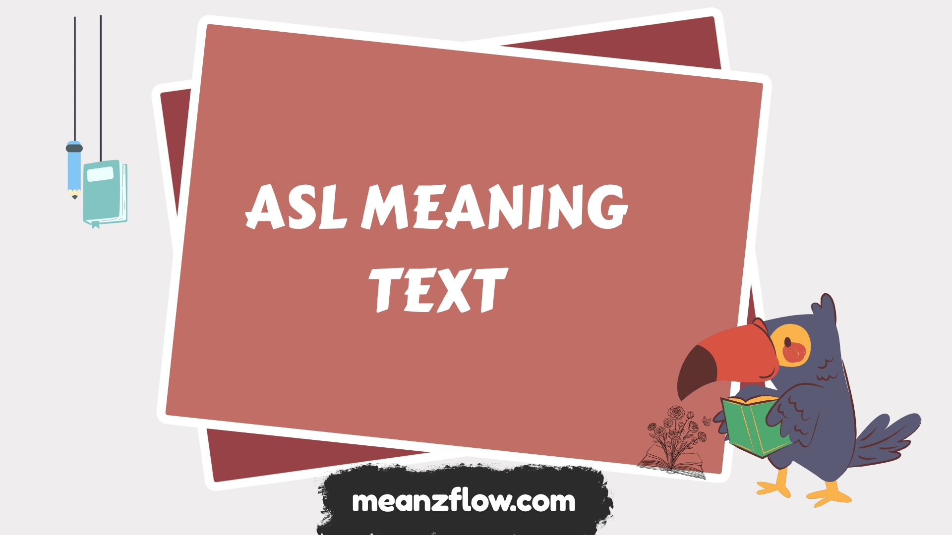 asl meaning text