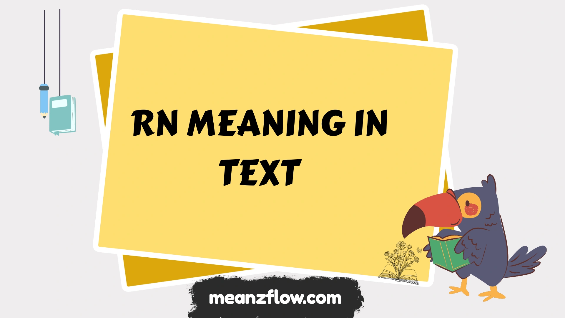 rn meaning in text