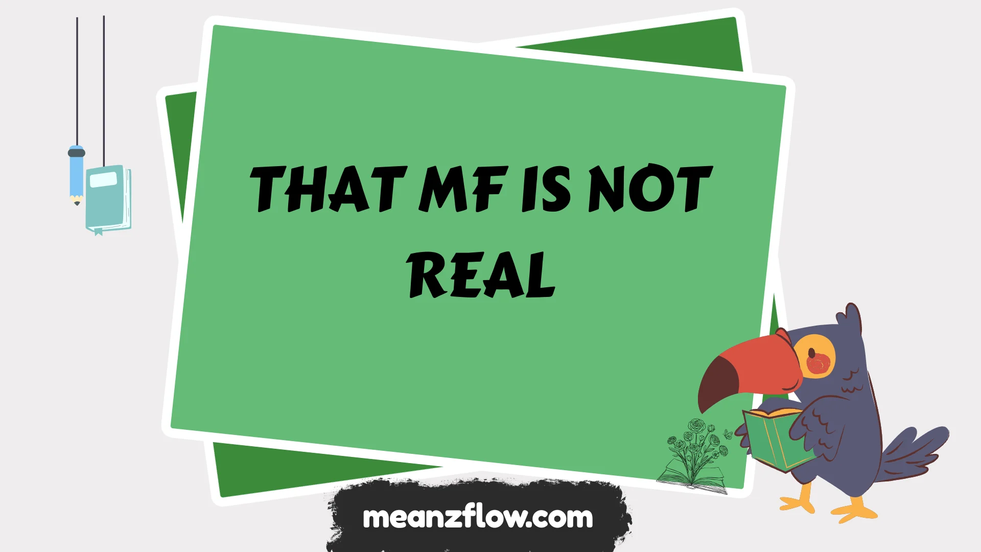 that mf is not real