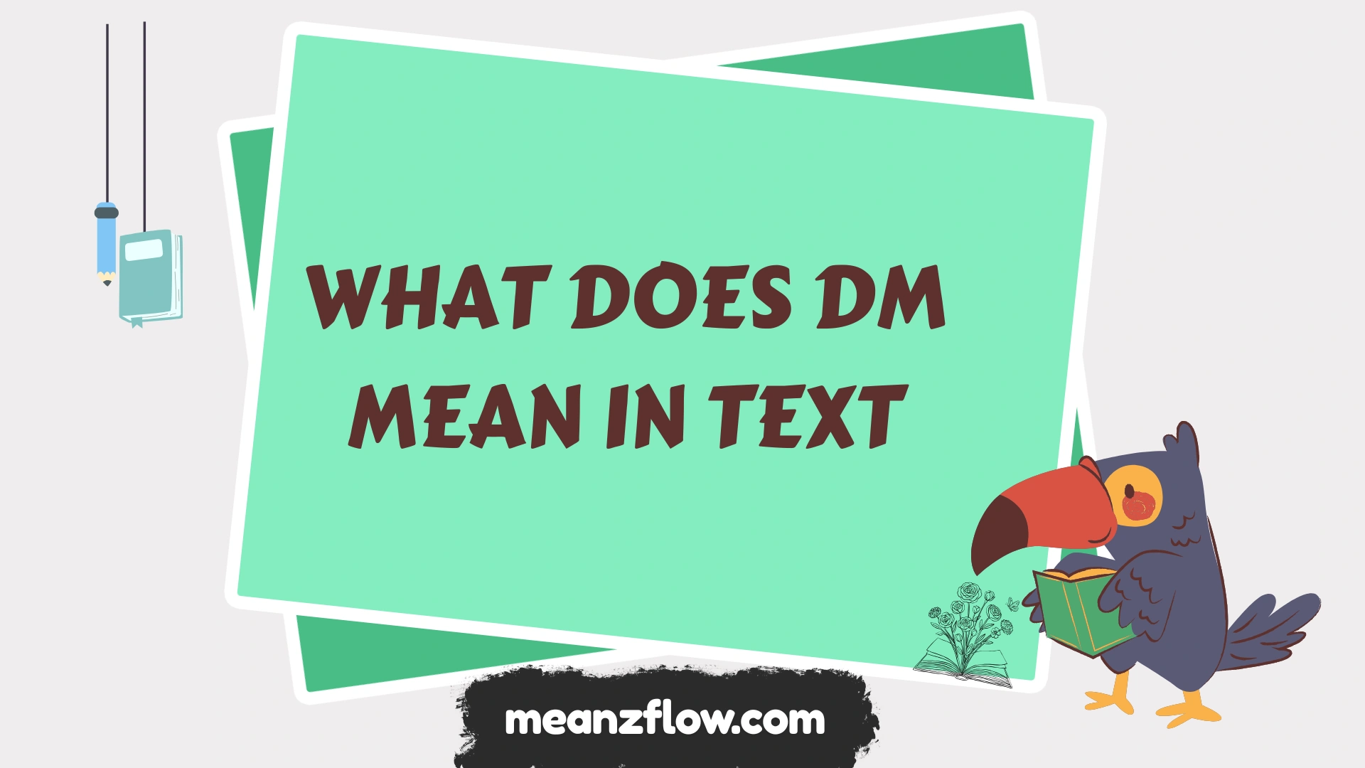 what does dm mean in text