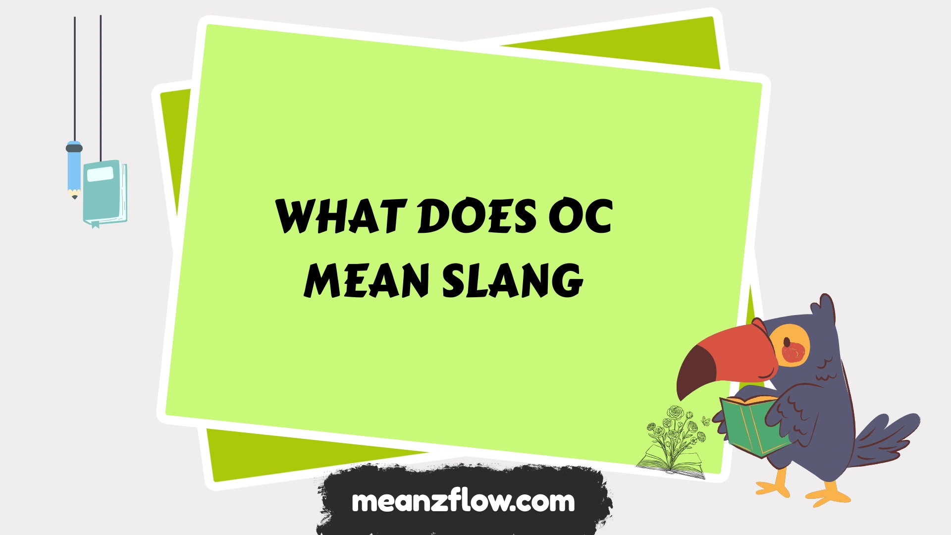 what does oc mean slang